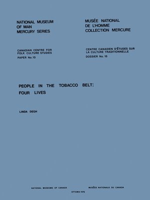 cover image of People in the tobacco belt